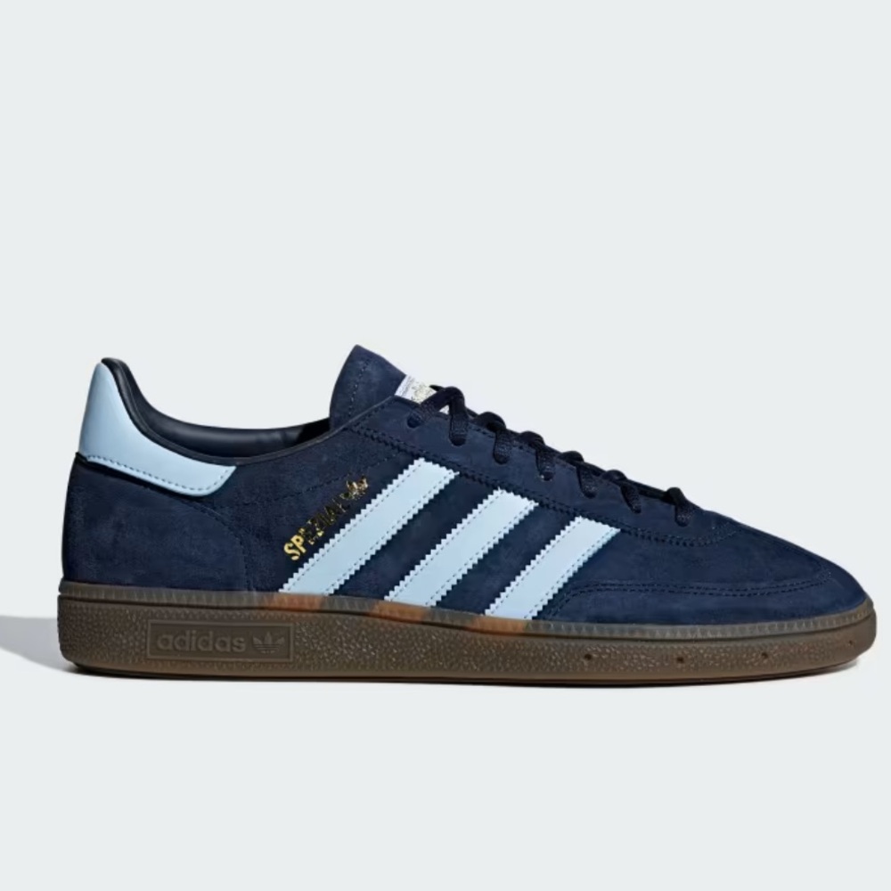 adidas Men’s Spezial Suede Handball Sneaker - Navy/Light Blue